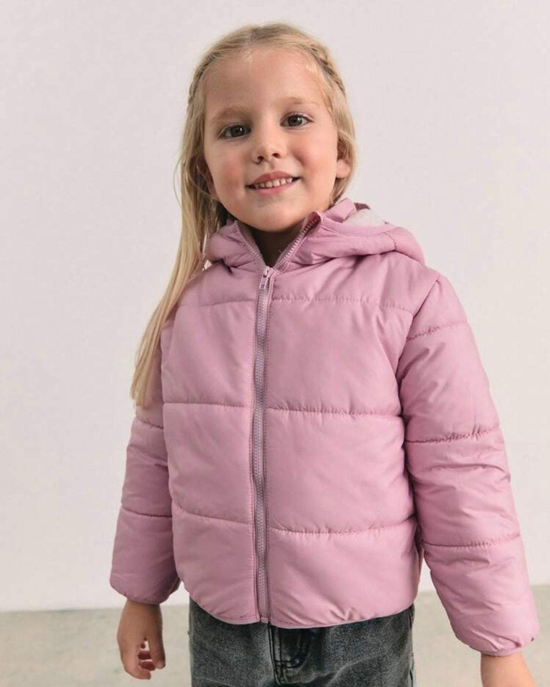 Chaqueta acolchada Rosa