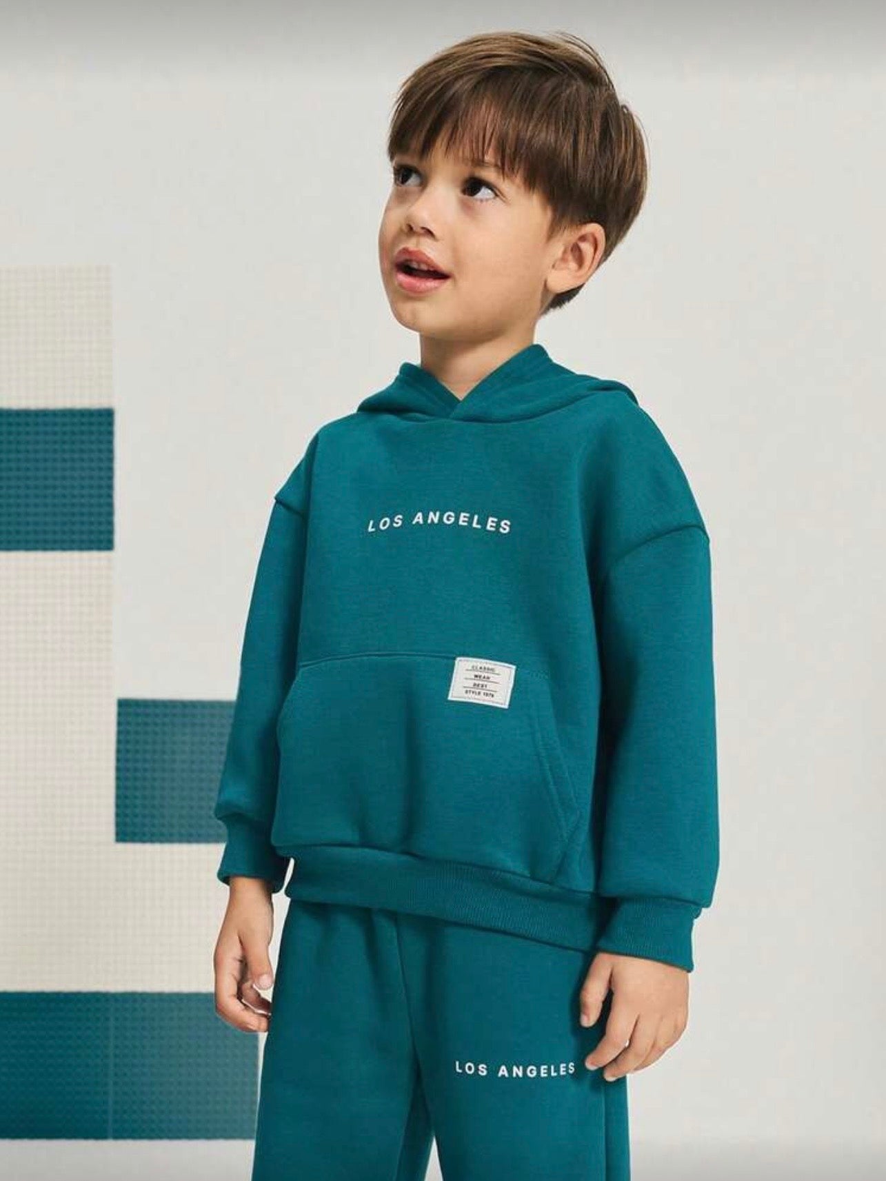 Set Verde con Capucha Los Ángeles